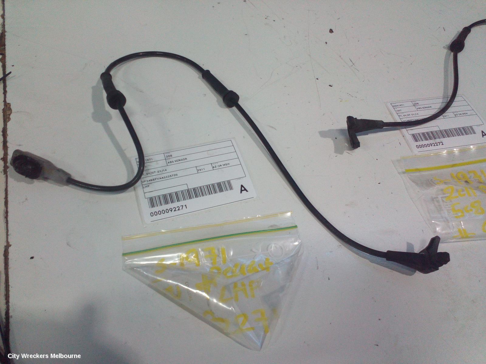 PEUGEOT 308 2011 Abs Sensor