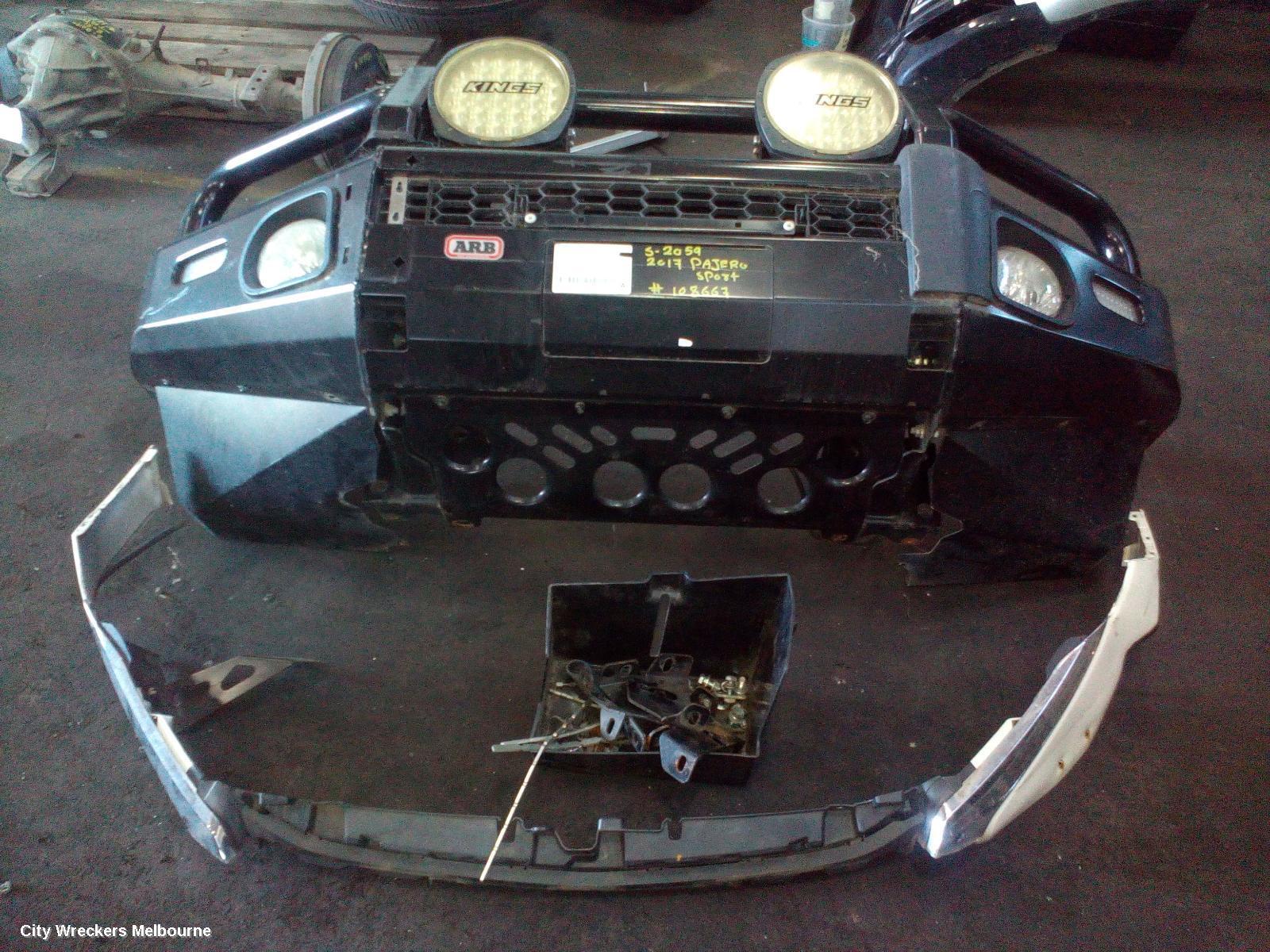 MITSUBISHI PAJERO 2017 Front Bumper