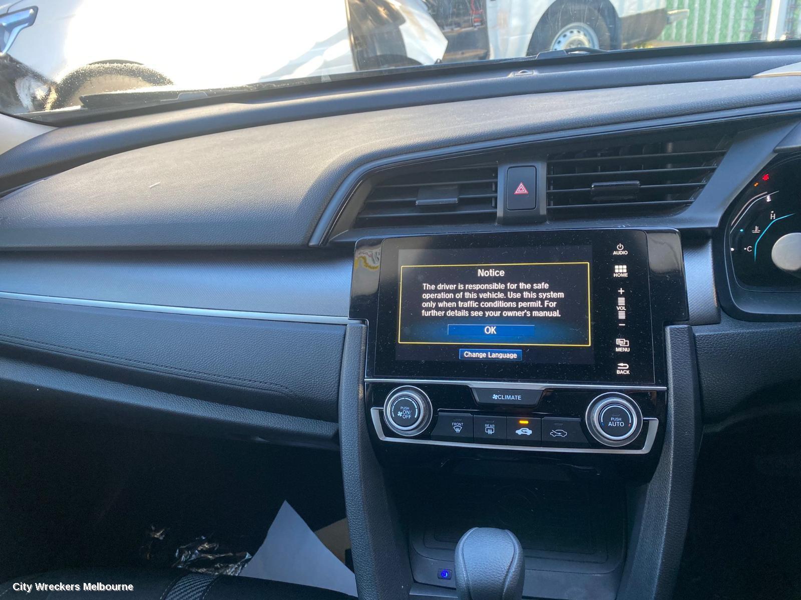 HONDA CIVIC 2018 Radio/Cd/Dvd/Sat/Tv