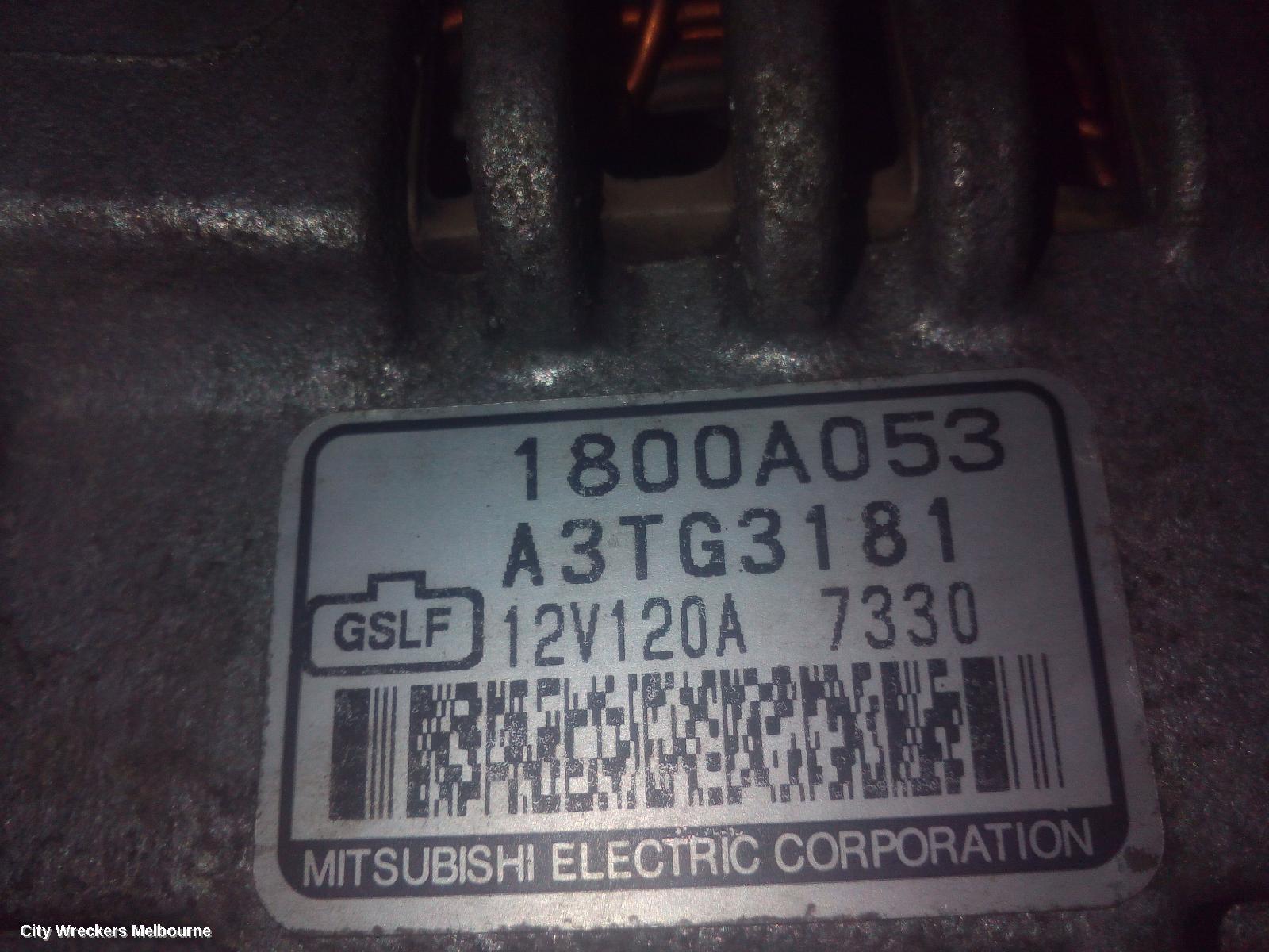 MITSUBISHI OUTLANDER 2007 Alternator