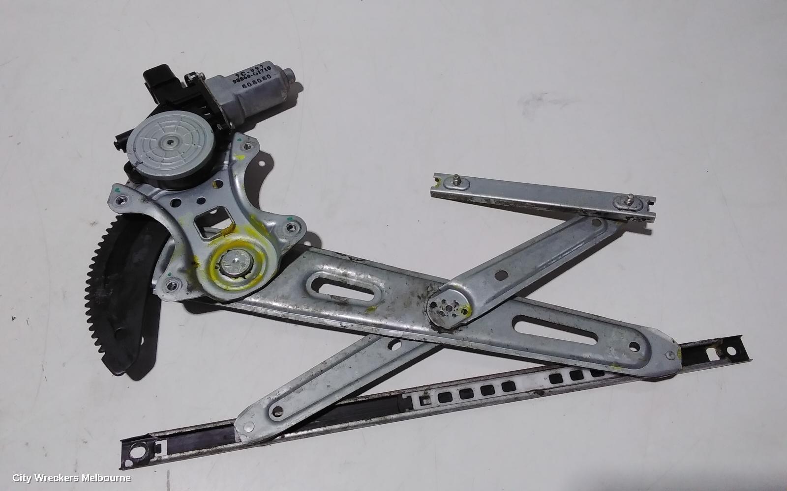 HOLDEN COLORADO 2017 Right Front Window Reg/Motor