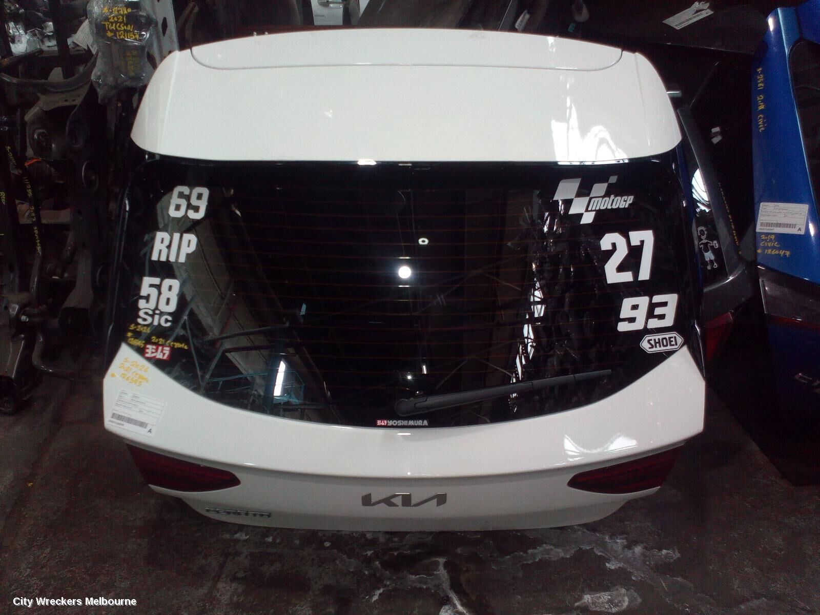 KIA CERATO 2021 Bootlid/Tailgate