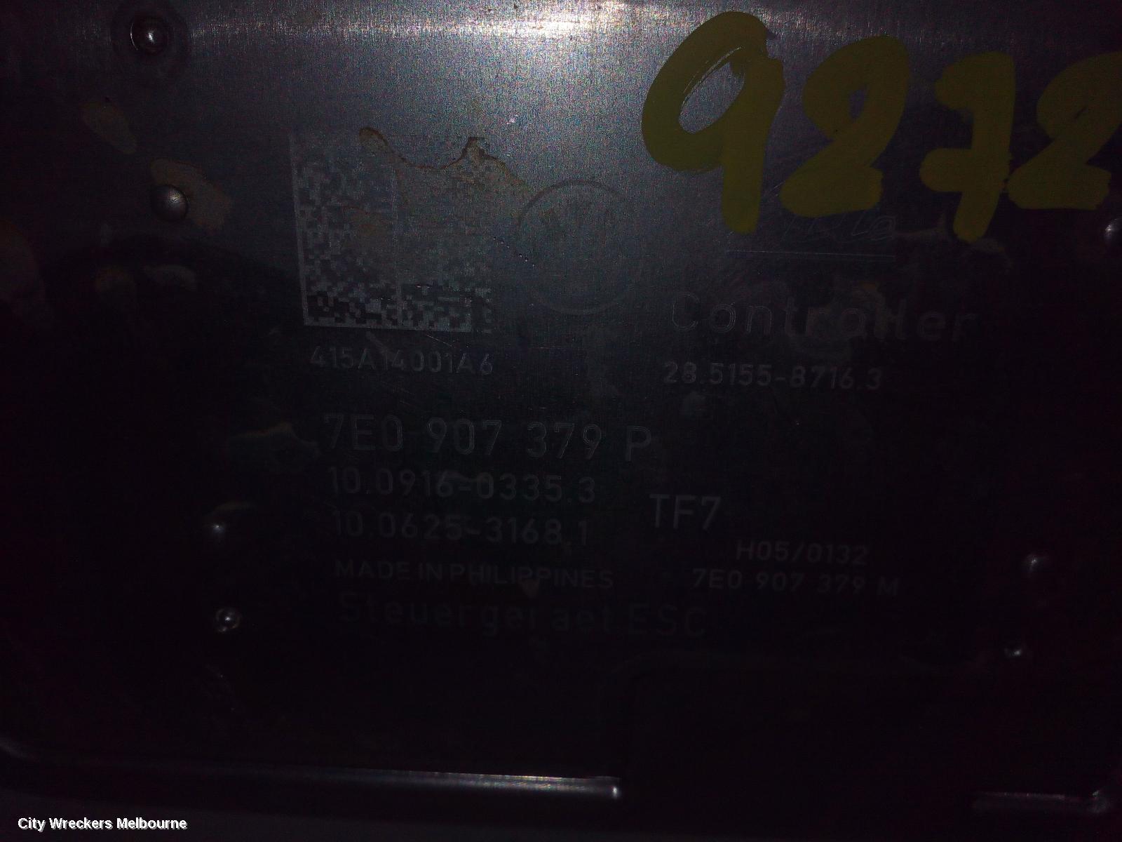VOLKSWAGEN TRANSPORTER 2016 Abs Pump/Modulator