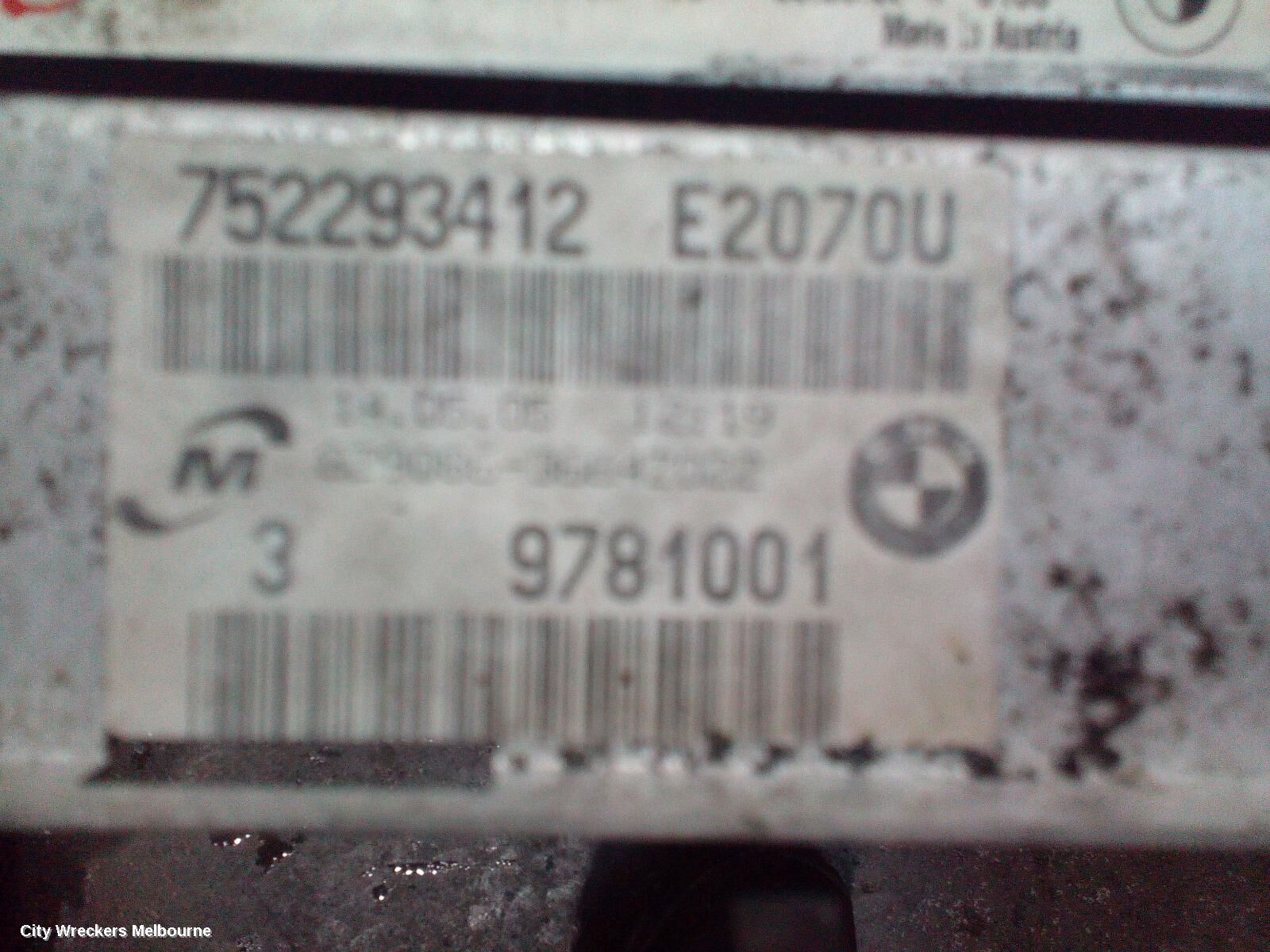 BMW 1 SERIES 2005 Radiator