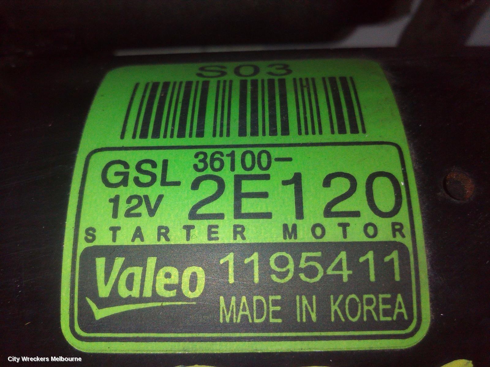HYUNDAI I40 2014 Starter
