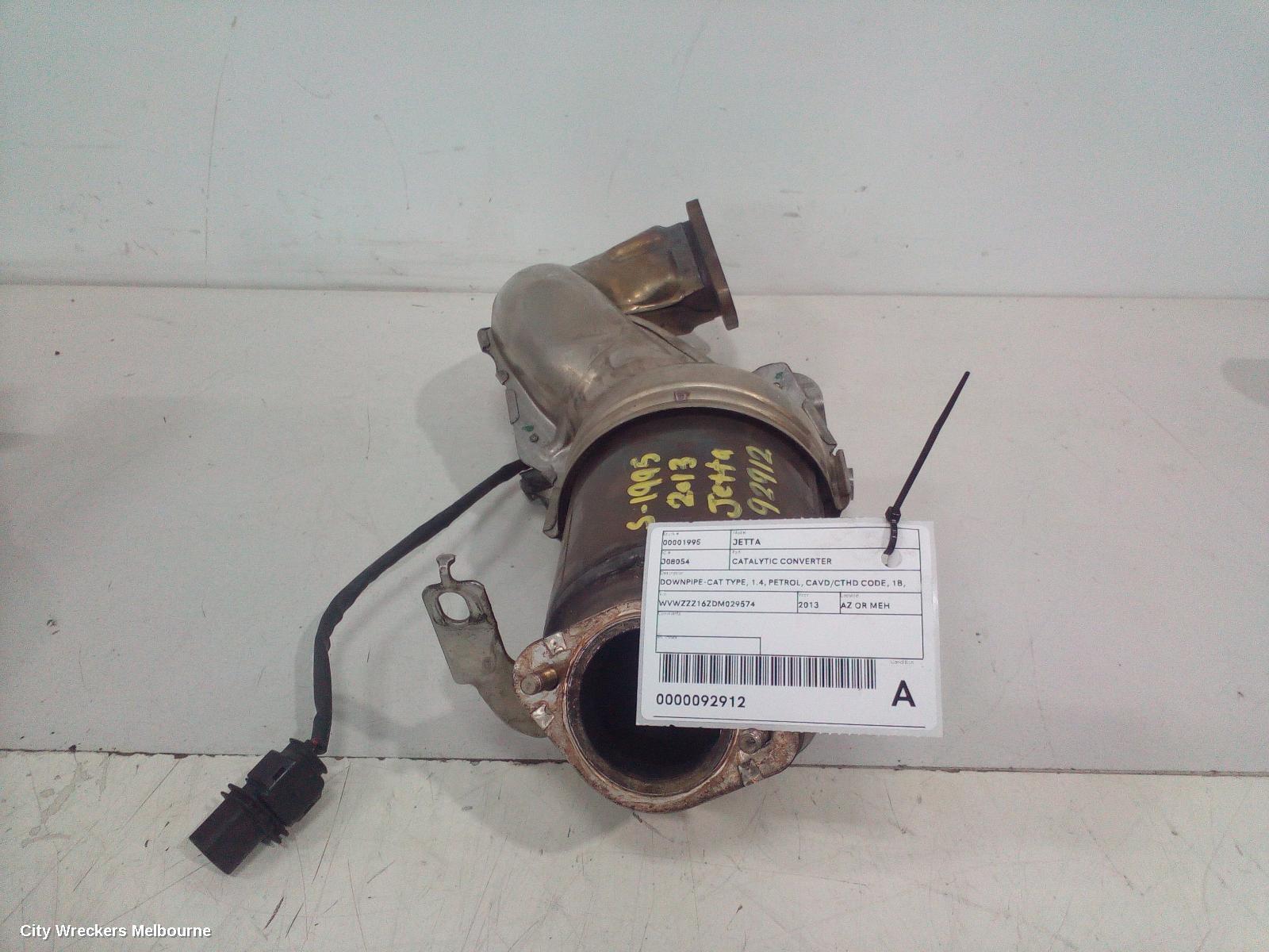 VOLKSWAGEN JETTA 2013 Catalytic Converter