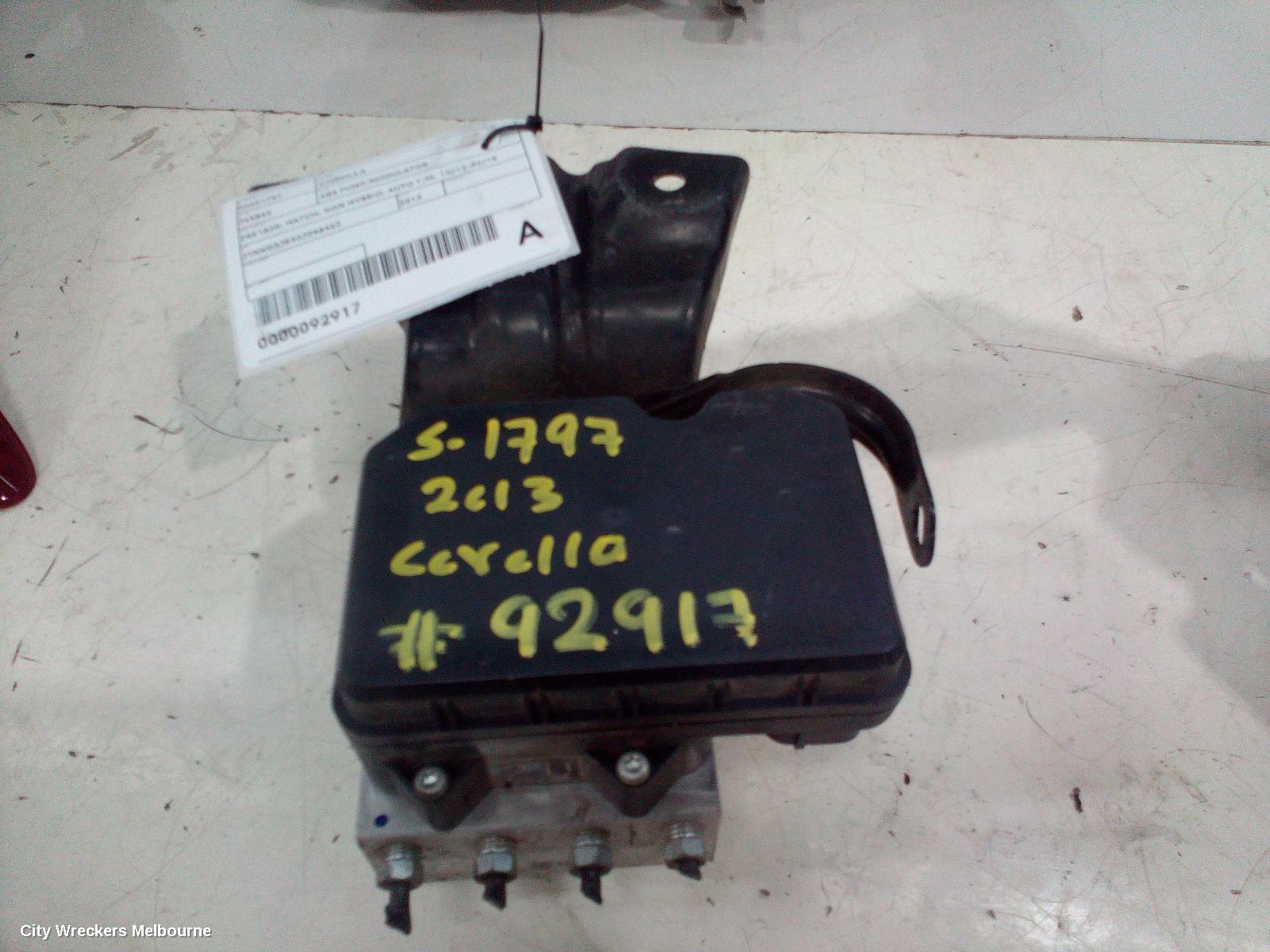 TOYOTA COROLLA 2013 Abs Pump/Modulator