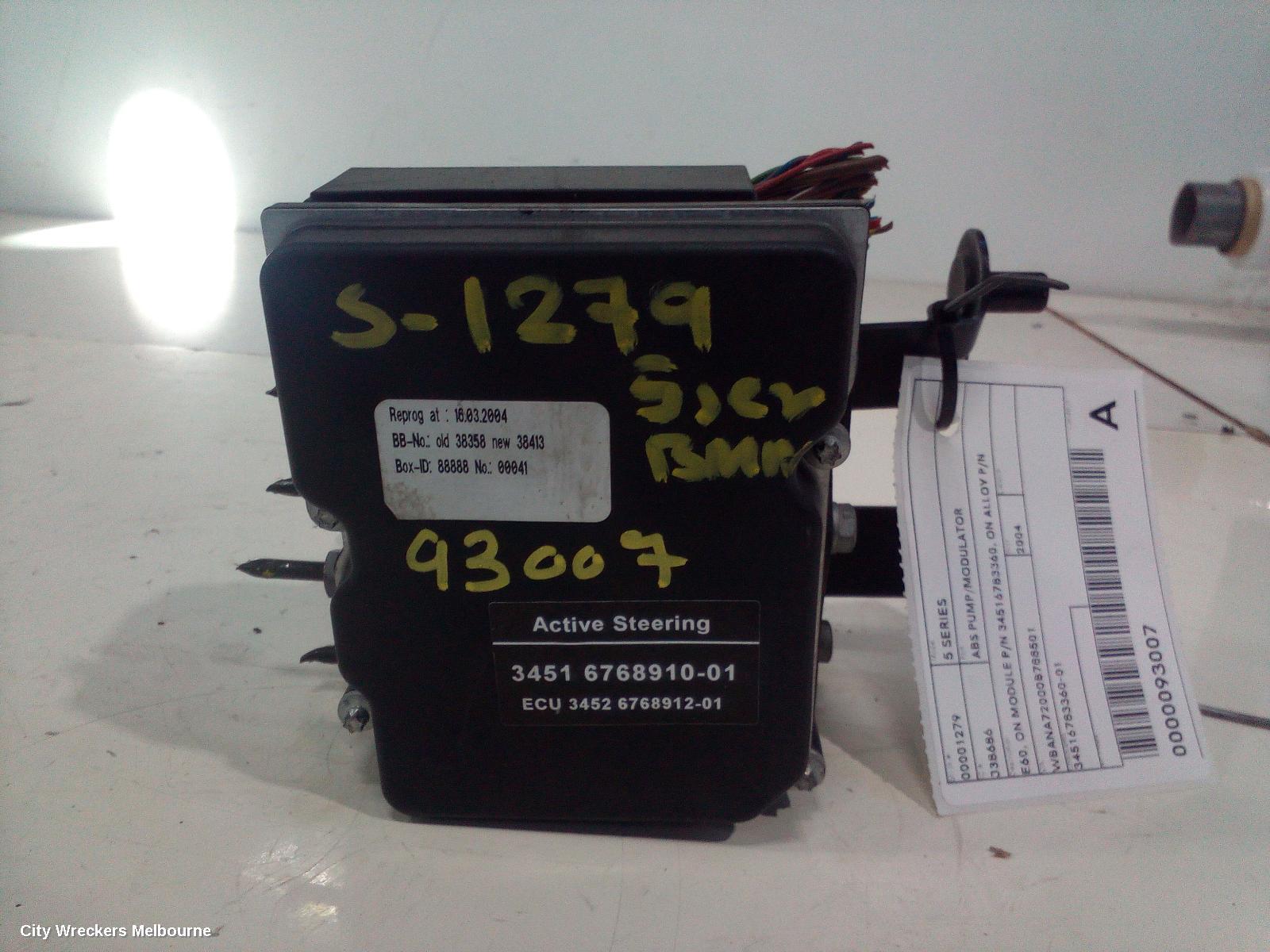 BMW 5 SERIES 2004 Abs Pump/Modulator