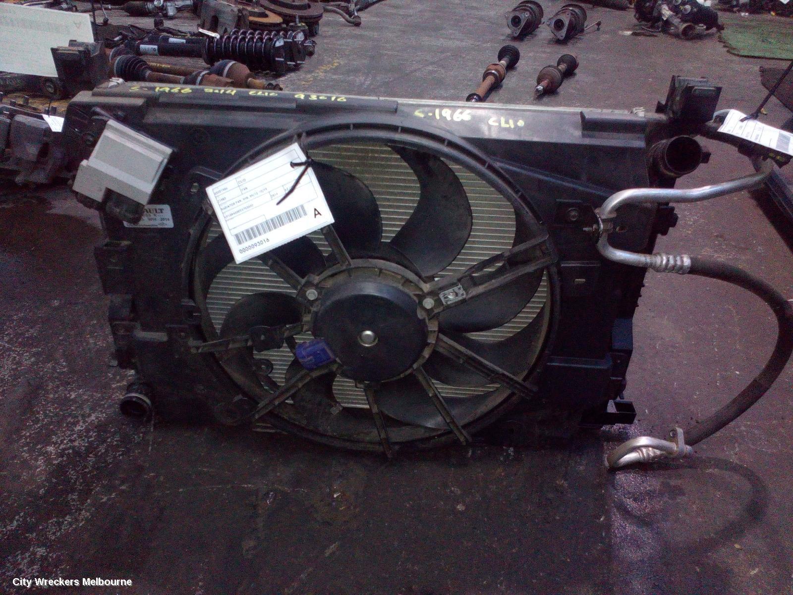 RENAULT CLIO 2014 Fan