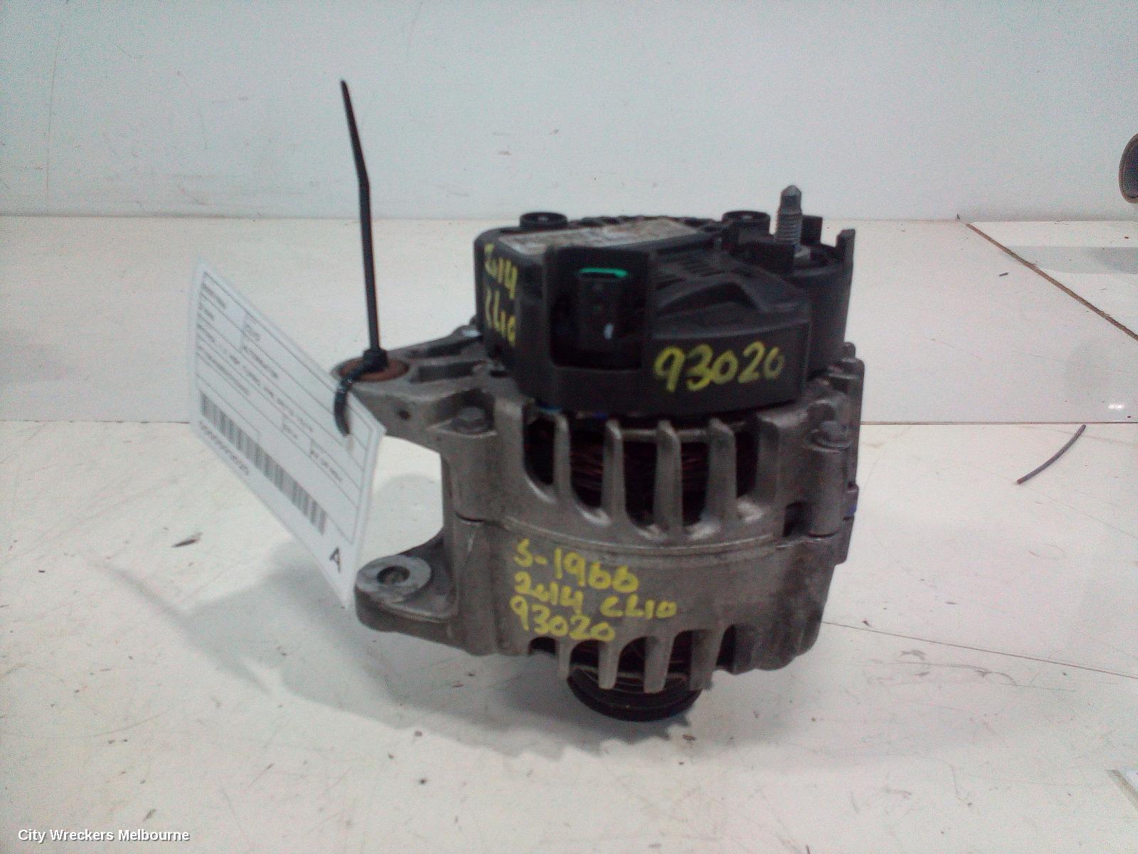 RENAULT CLIO 2014 Alternator