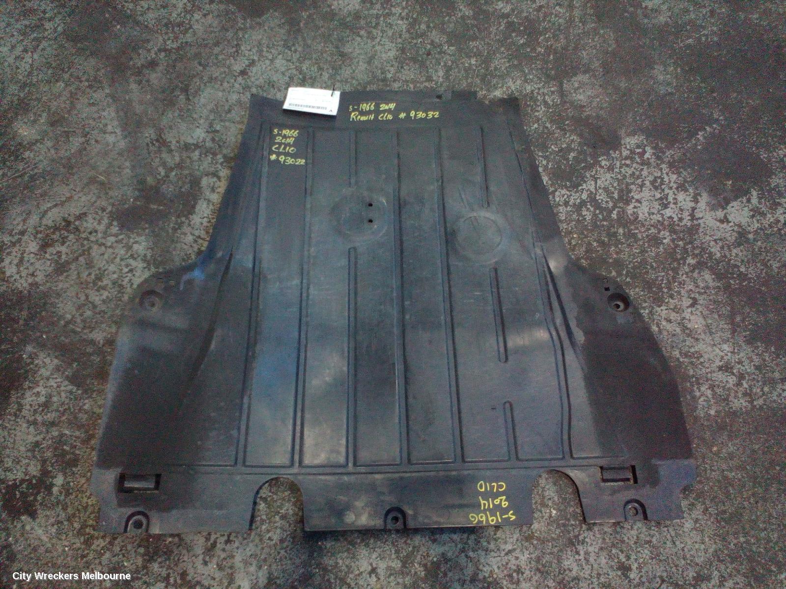 RENAULT CLIO 2014 LOWER_ENGINE_SPLASH_TRAY