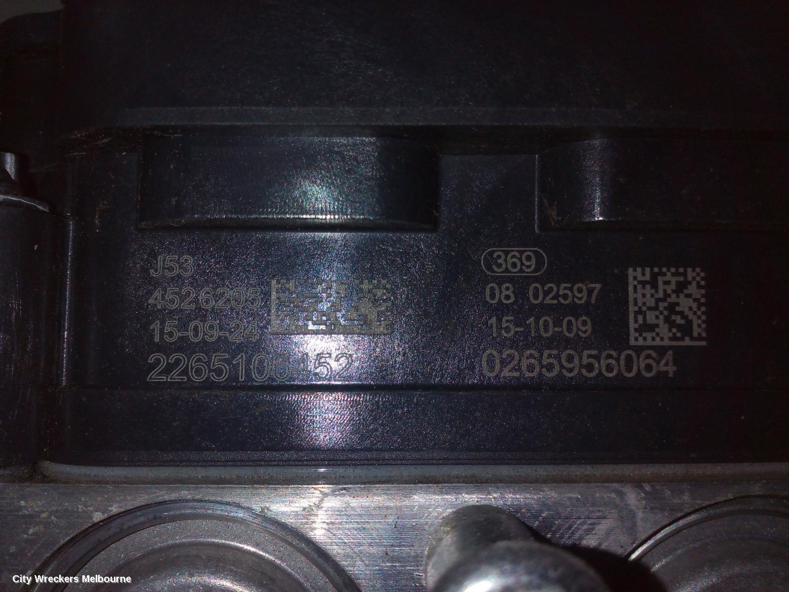 HOLDEN COMMODORE 2016 Abs Pump/Modulator