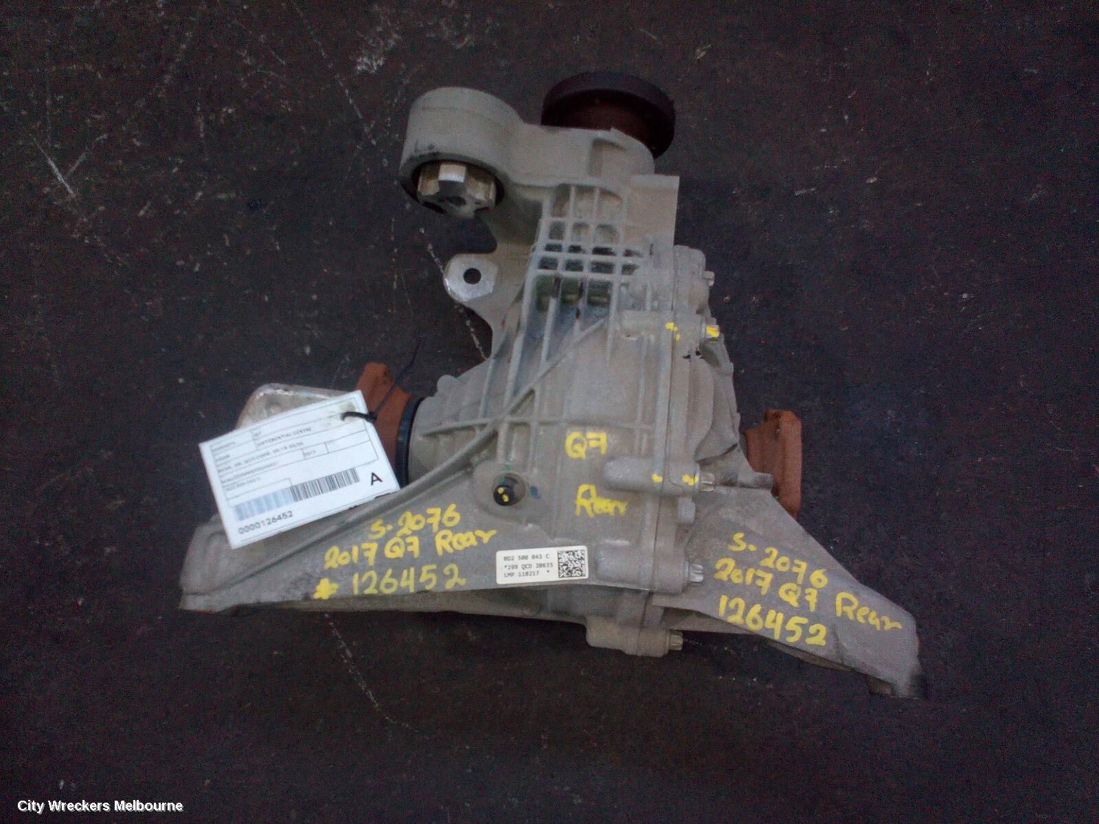 AUDI Q7 2017 Differential Centre