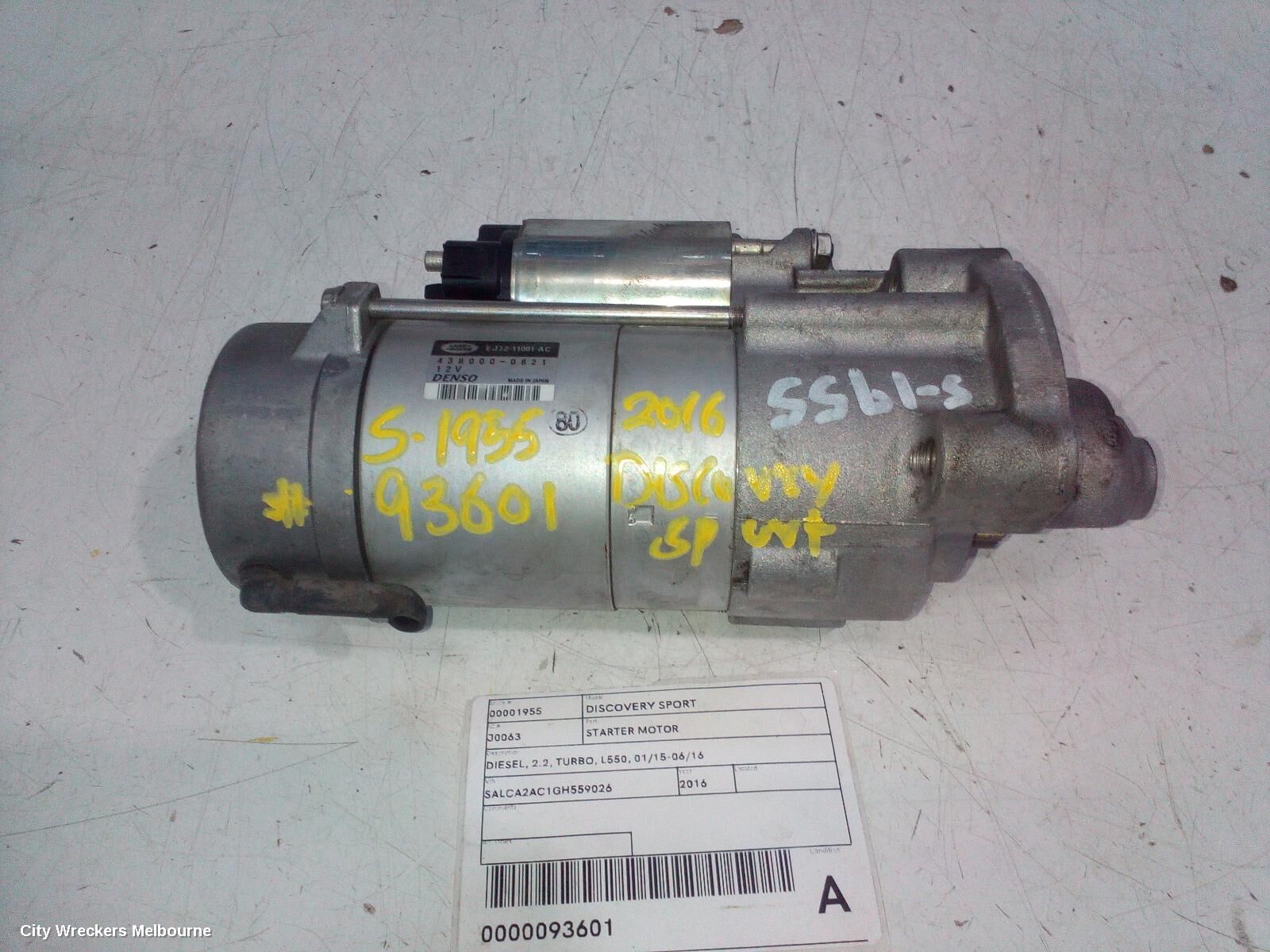 LAND ROVER DISCOVERY SPORT 2016 Starter