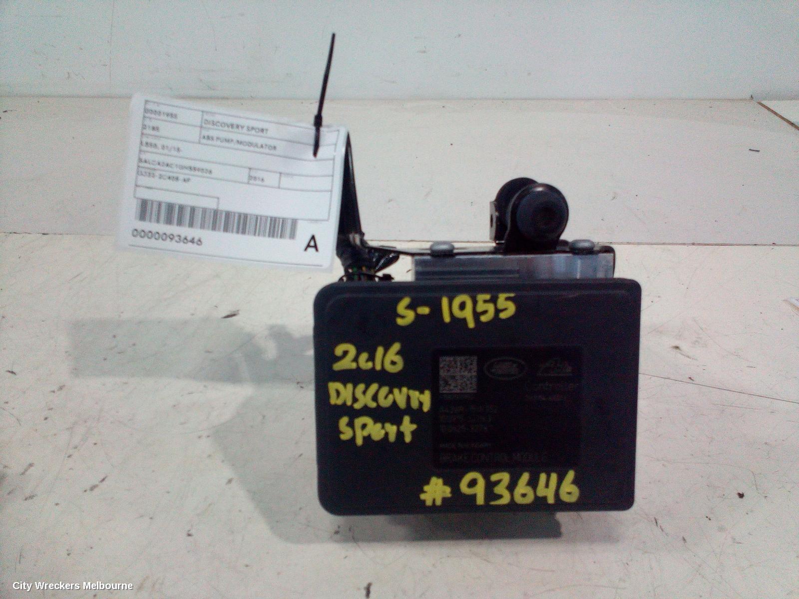 LAND ROVER DISCOVERY SPORT 2016 Abs Pump/Modulator