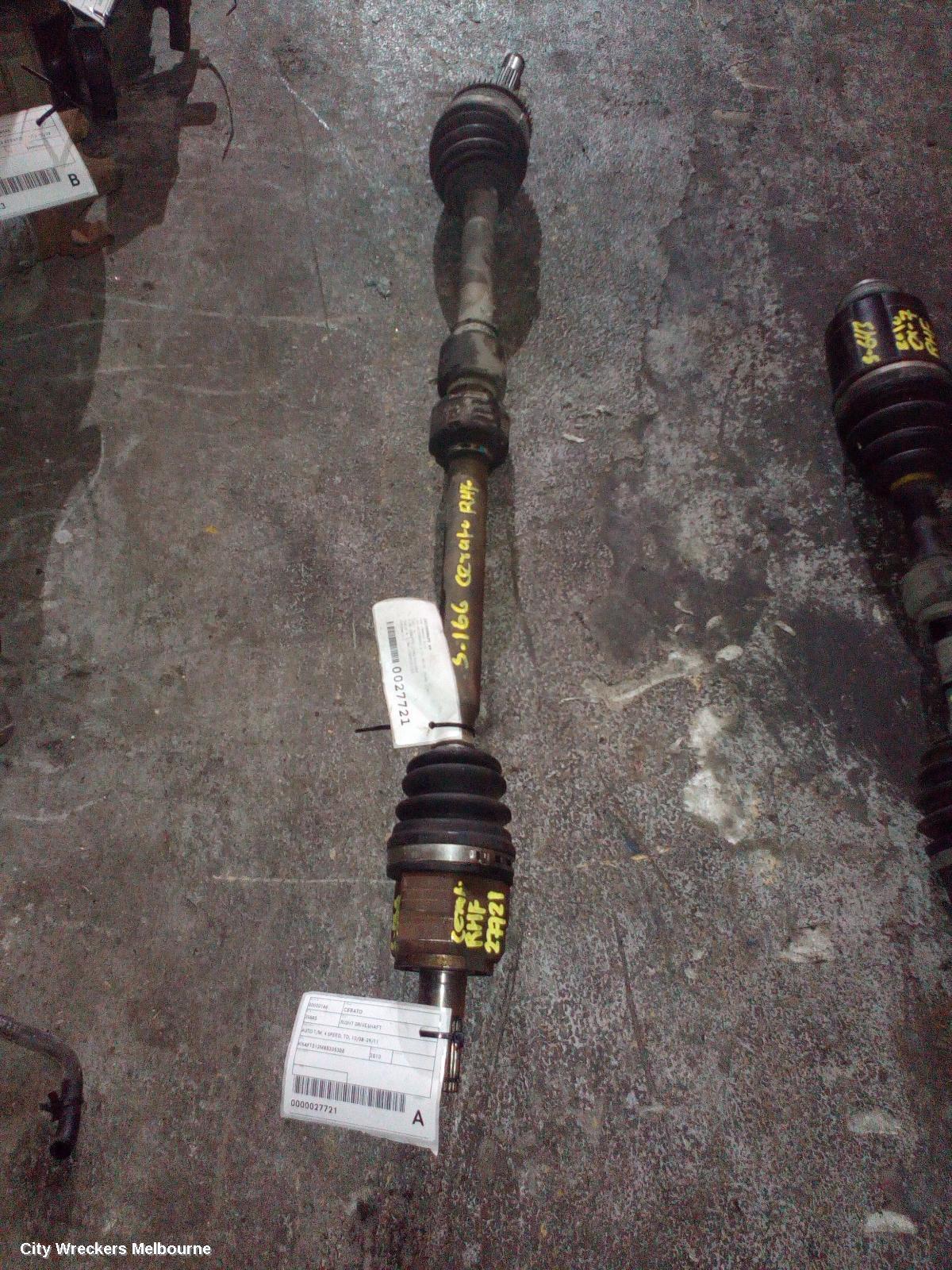 KIA CERATO 2010 Right Driveshaft
