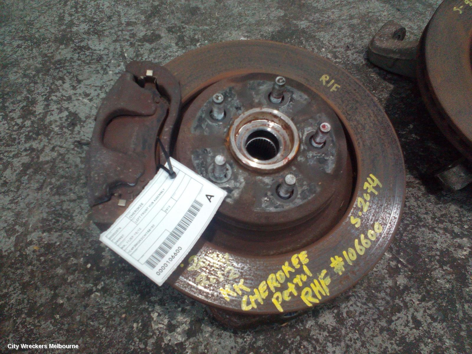 JEEP CHEROKEE 2012 Left Front Hub Assembly