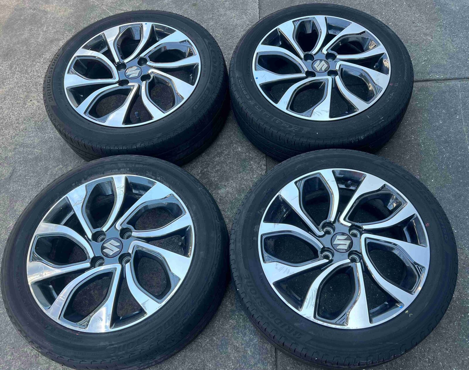 Set of Alloy Wheels to suit SUZUKI BALENO 2016 ~ 2023