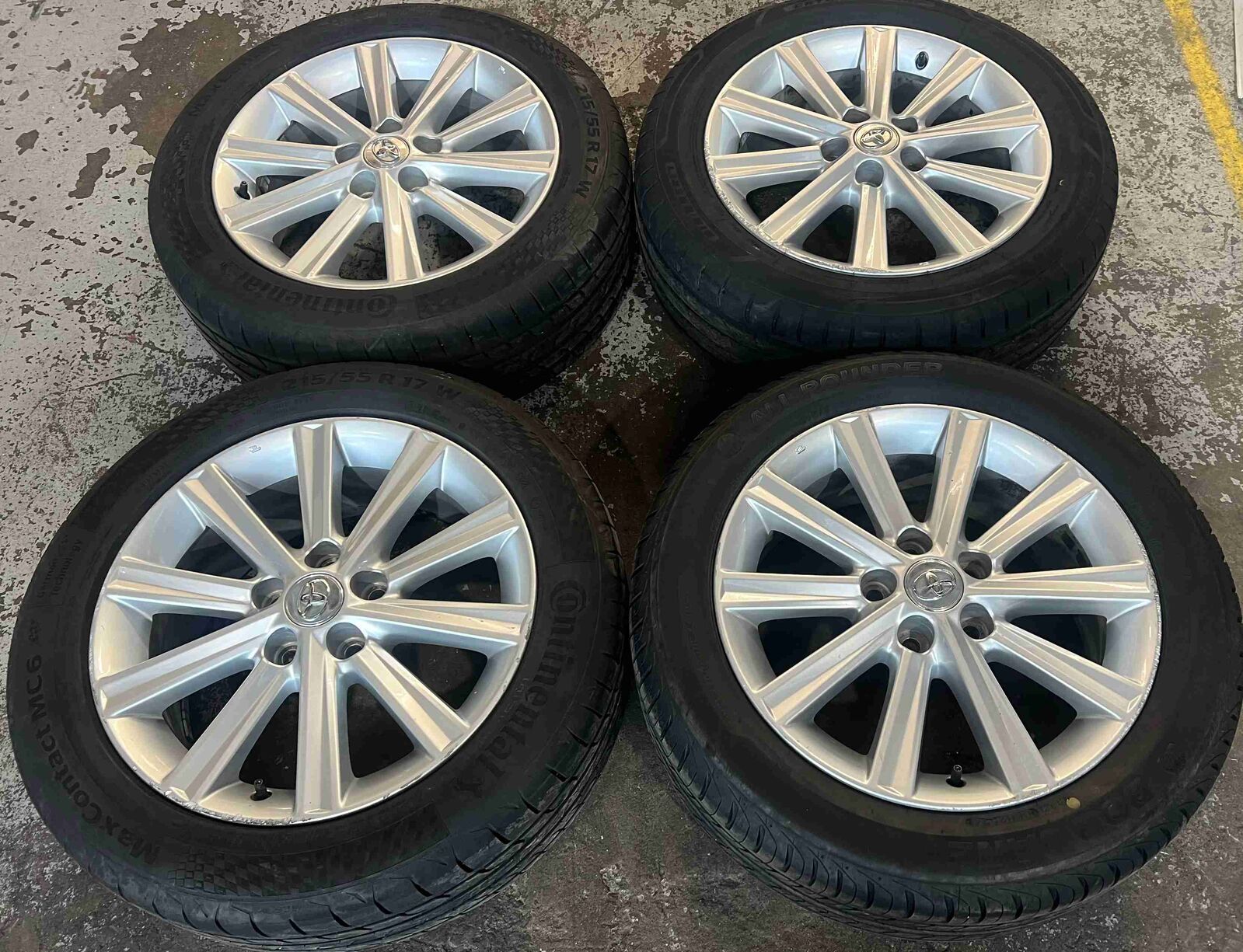Set of Alloy Wheels to suit TOYOTA CAMRY 2010 ~ 2017