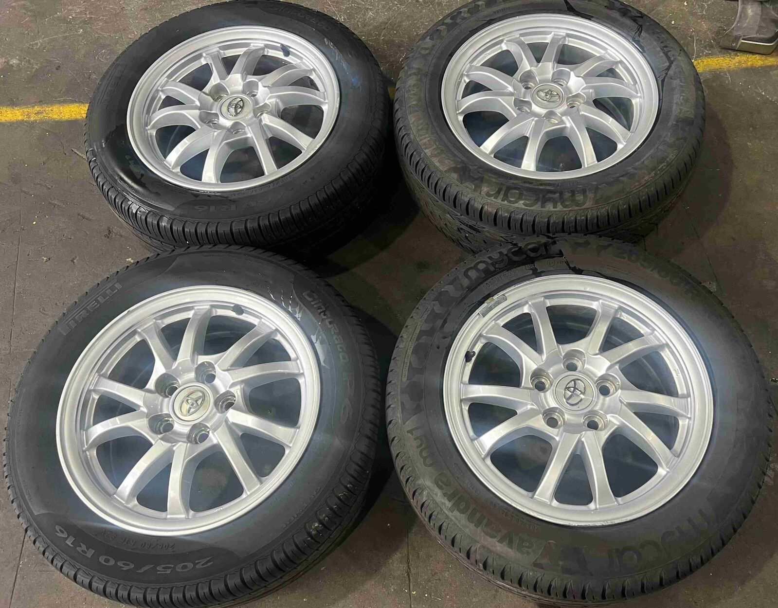 Set of Alloy Wheels to suit TOYOTA PRIUS 2010 ~ 2018