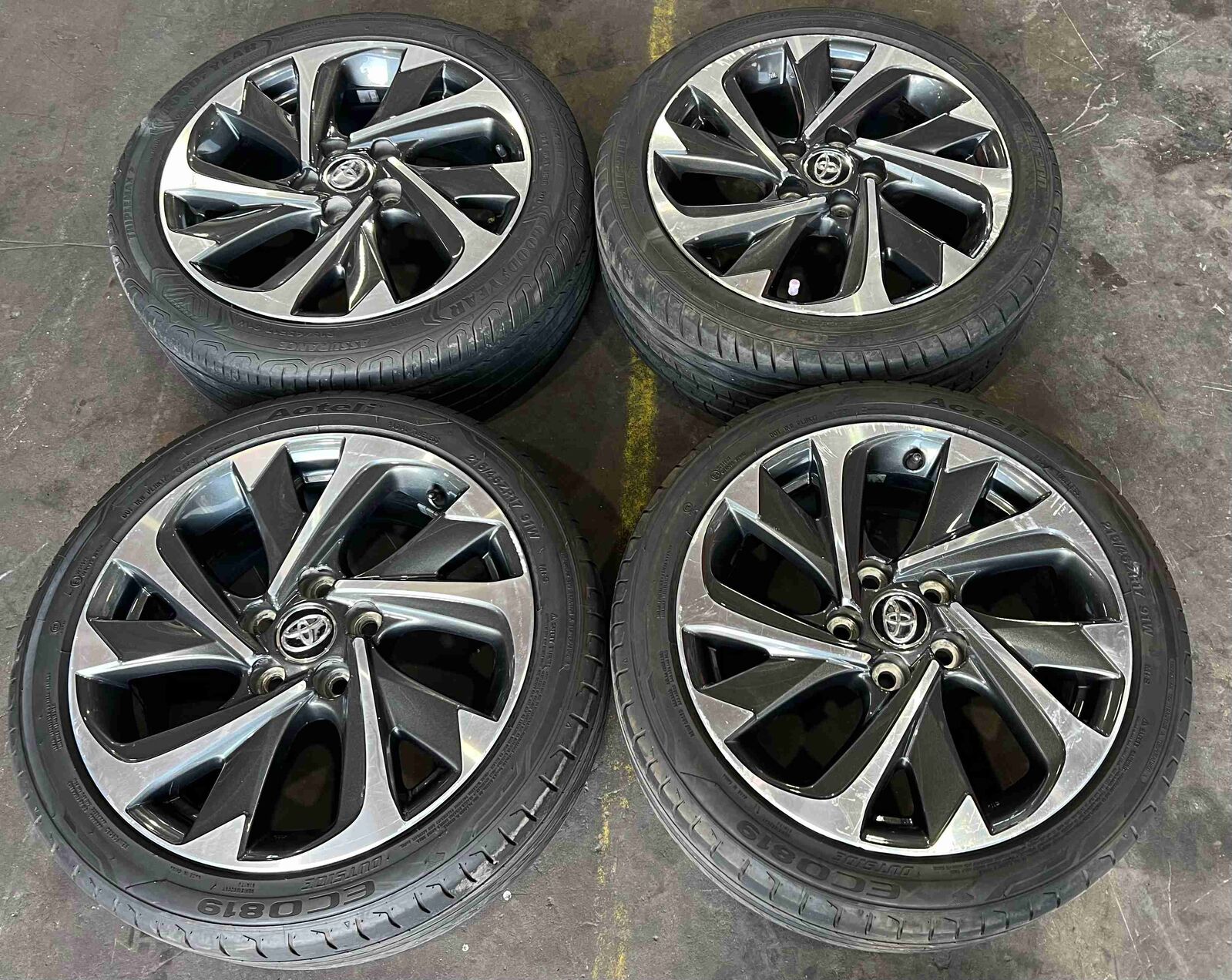 Set of Alloy Wheels to suit TOYOTA COROLLA 2013 ~ 2018