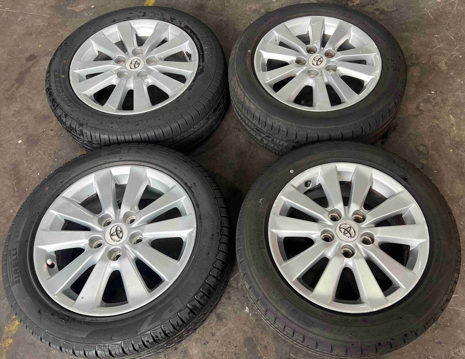 Set of Alloy Wheels to suit TOYOTA COROLLA 2007 ~ 2012