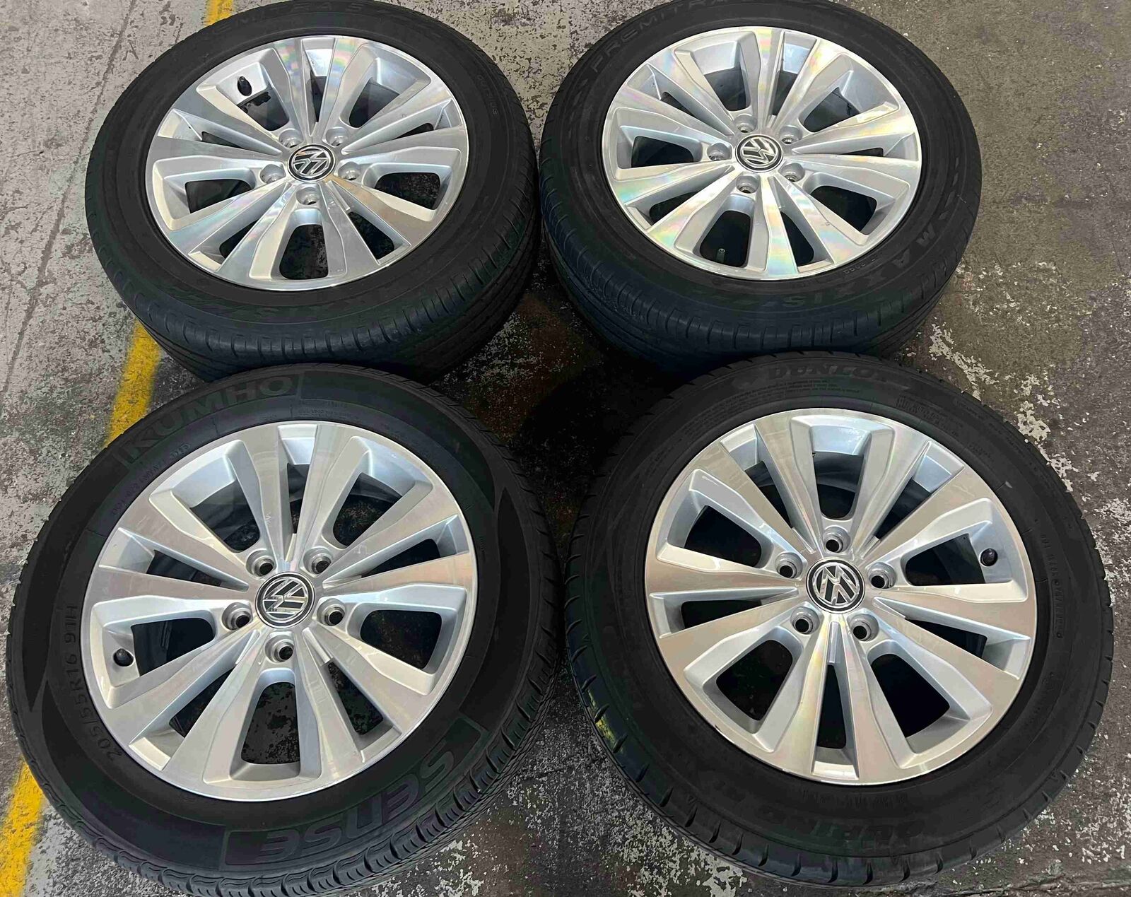 Set of Alloy Wheels to suit VOLKSWAGEN GOLF 2010 ~ 2018