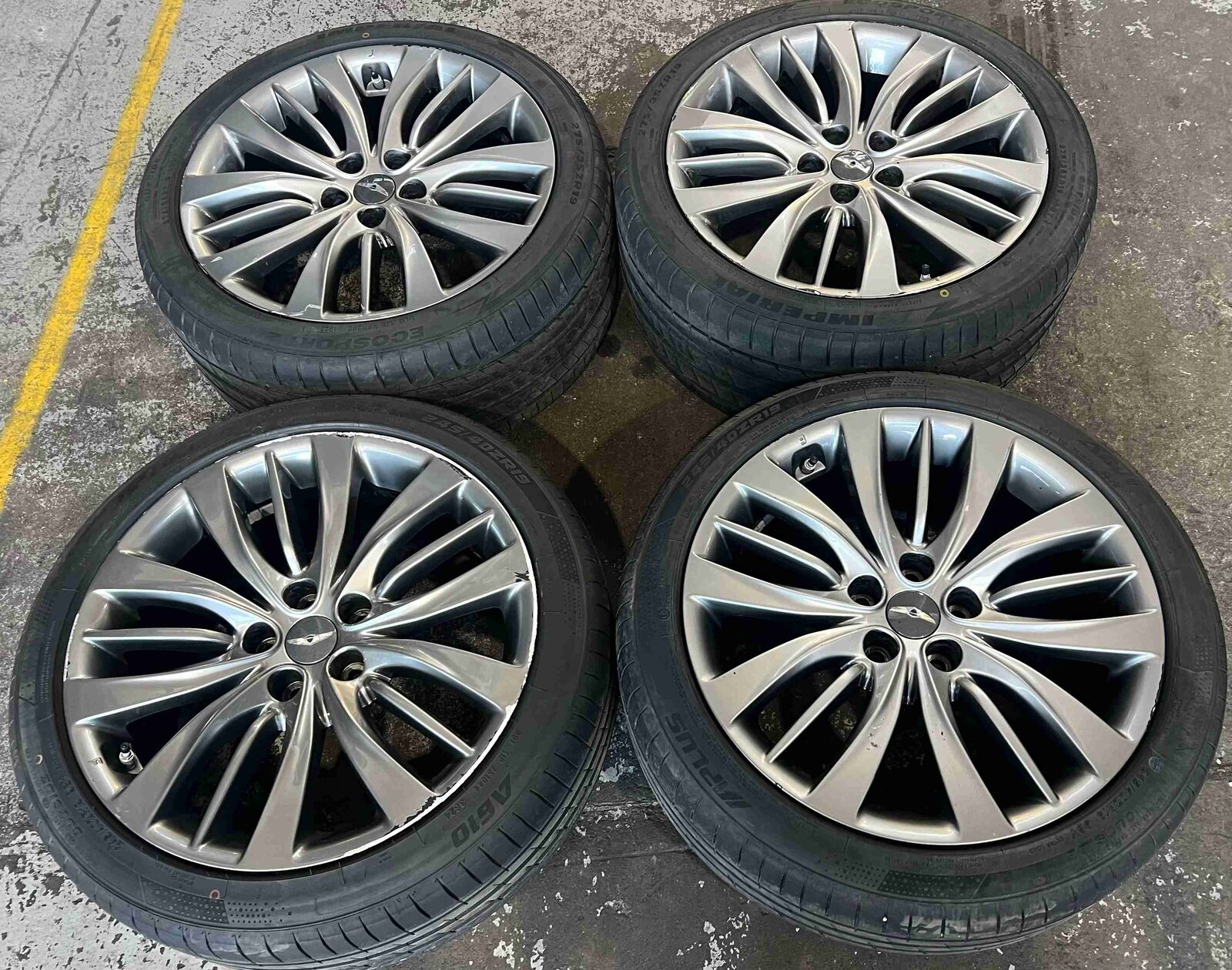 Set of Alloy Wheels to suit HYUNDAI GENESIS 2014 ~ 2018
