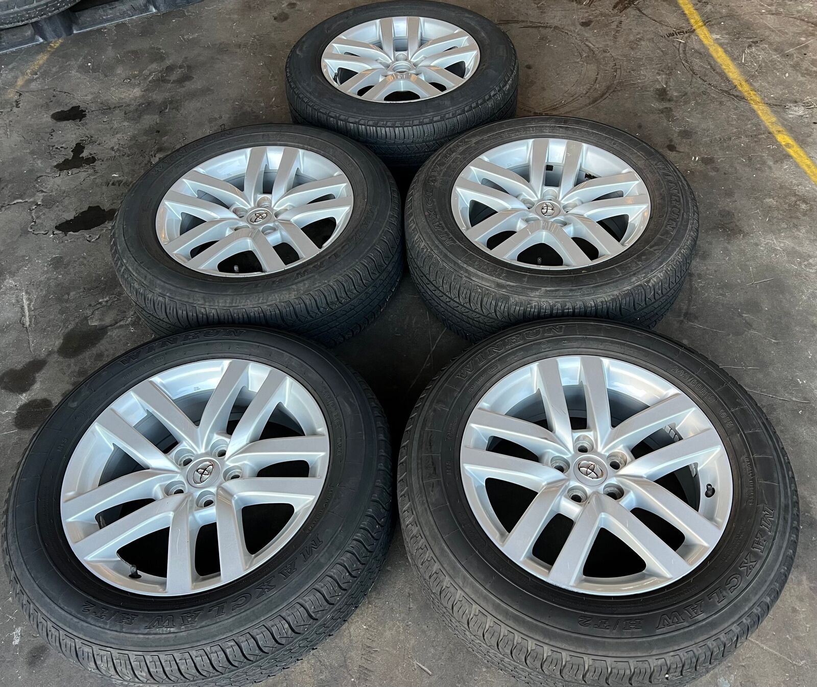 Set of Alloy Wheels to suit TOYOTA KLUGER 2009 ~ 2018